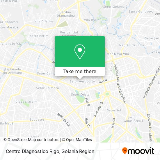 Centro Diagnóstico Rigo map