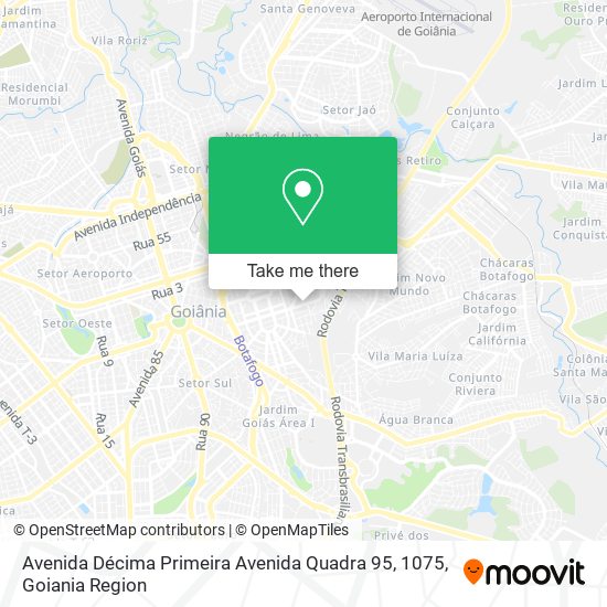 Avenida Décima Primeira Avenida Quadra 95, 1075 map