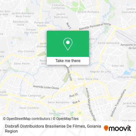 Disbrafi Distribuidora Brasiliense De Filmes map