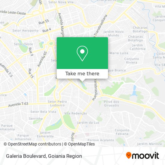 Galeria Boulevard map