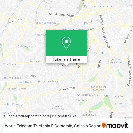 World Telecom Telefonia E Comercio map