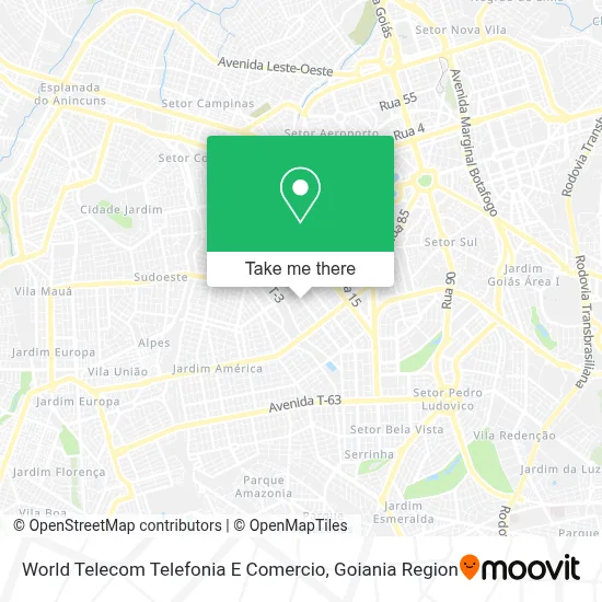 World Telecom Telefonia E Comercio map