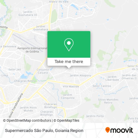 Mapa Supermercado São Paulo