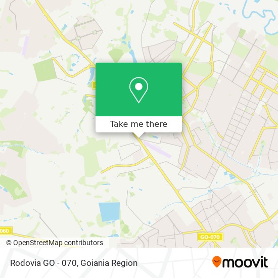 Rodovia GO - 070 map