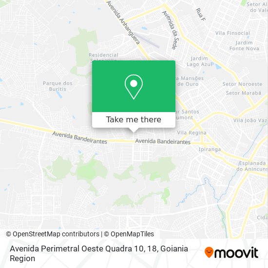 Avenida Perimetral Oeste Quadra 10, 18 map