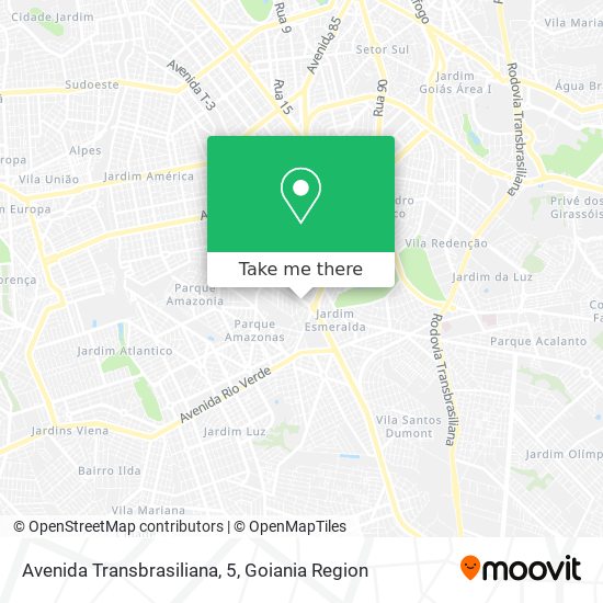 Avenida Transbrasiliana, 5 map