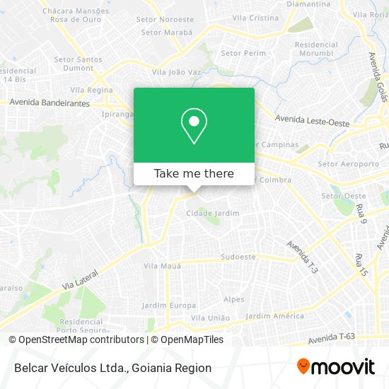 Belcar Veículos Ltda. map