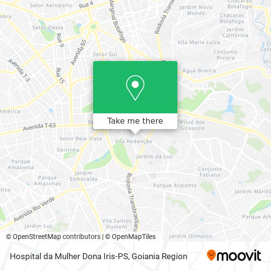 Hospital da Mulher Dona Iris-PS map