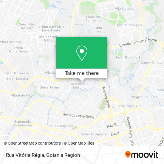 Mapa Rua Vitória Régia