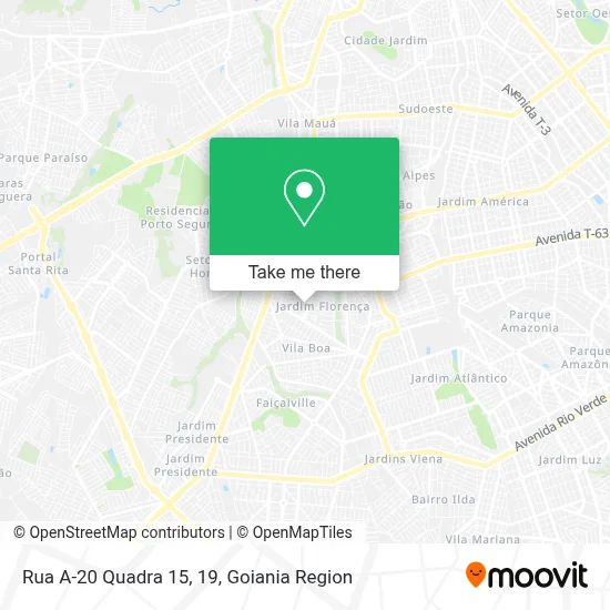 Rua A-20 Quadra 15, 19 map