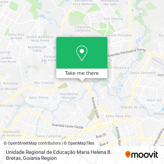 Unidade Regional de Educação Maria Helena B. Bretas map