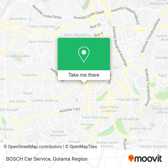 BOSCH Car Service map