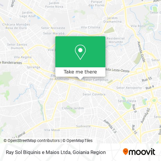 Mapa Ray Sol Biquinis e Maios Ltda