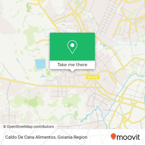 Mapa Caldo De Cana Alimentos, Rua Cinco, 1155 Vila Regina Goiânia-GO 74463-470