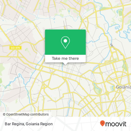 Mapa Bar Regina, Avenida Rio Grande do Sul, 753 Campinas Goiânia-GO 74520-070