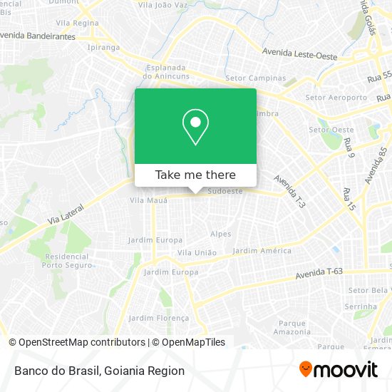 Banco do Brasil map