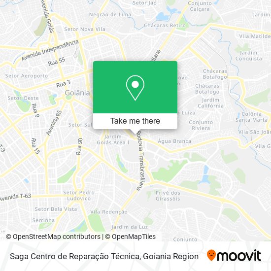 Saga Centro de Reparação Técnica map