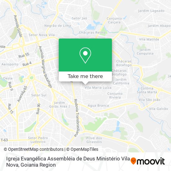 Igreja Evangélica Assembléia de Deus Ministério Vila Nova map