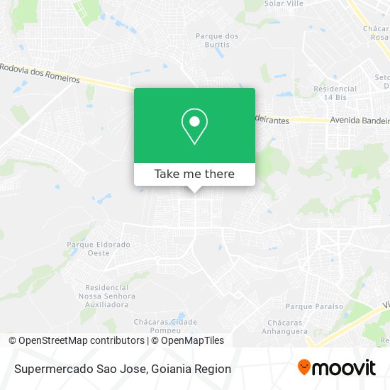 Mapa Supermercado Sao Jose