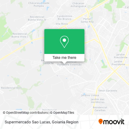 Mapa Supermercado Sao Lucas