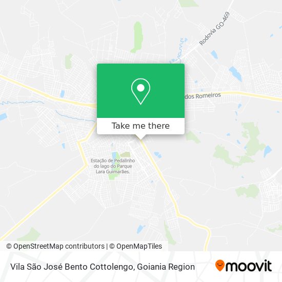 Mapa Vila São José Bento Cottolengo