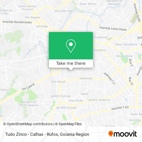 Tudo Zinco - Calhas - Rufos map