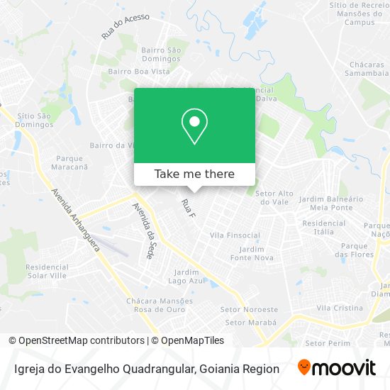 Igreja do Evangelho Quadrangular map