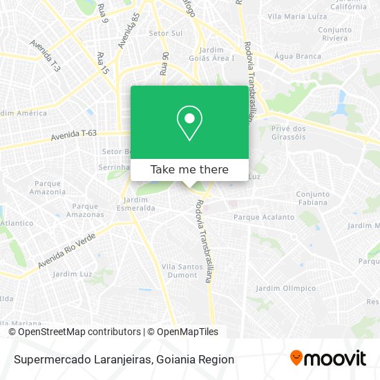 Supermercado Laranjeiras map