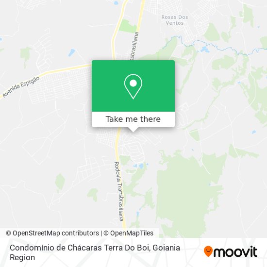 Condomínio de Chácaras Terra Do Boi map