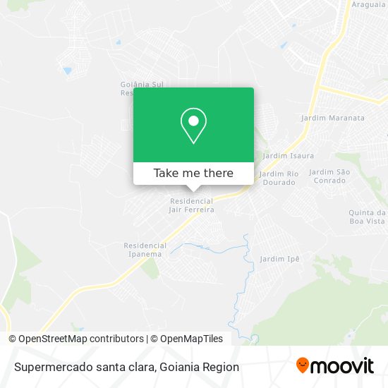 Mapa Supermercado santa clara