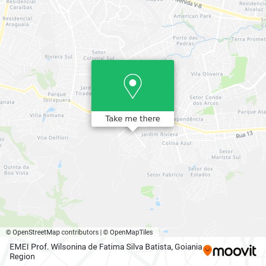 EMEI Prof. Wilsonina de Fatima Silva Batista map