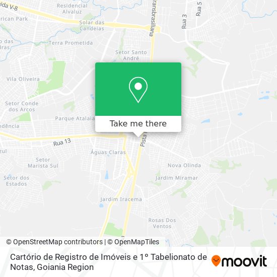 Cartório de Registro de Imóveis e 1º Tabelionato de Notas map