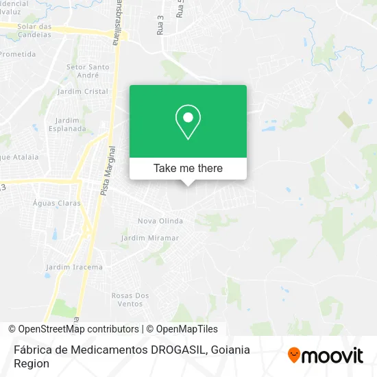 Fábrica de Medicamentos DROGASIL map