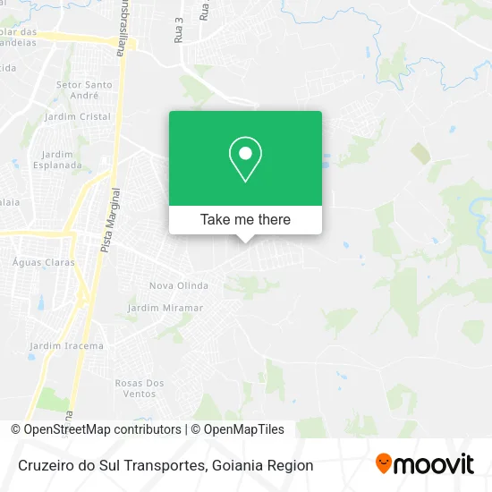 Cruzeiro do Sul Transportes map