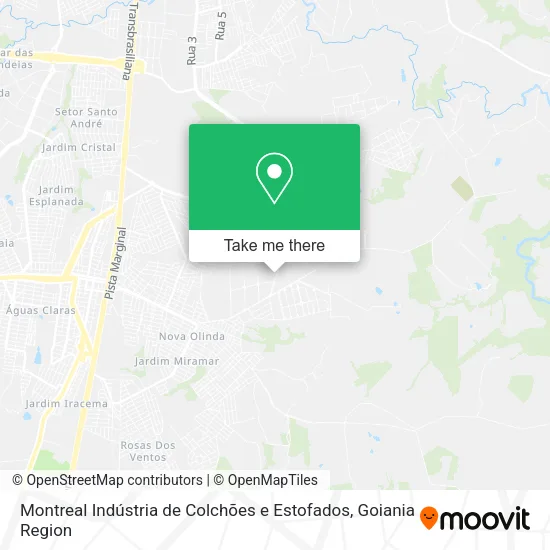 Montreal Indústria de Colchões e Estofados map