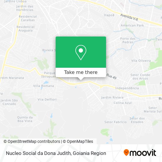 Nucleo Social da Dona Judith map