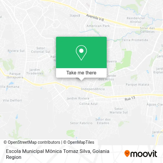 Escola Municipal Mônica Tomaz Silva map