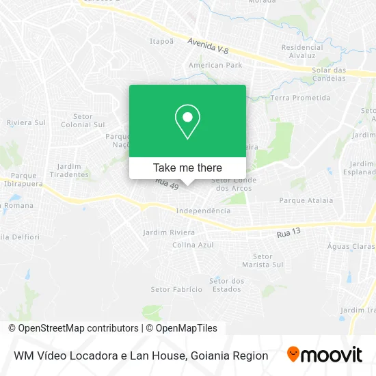 WM Vídeo Locadora e Lan House map