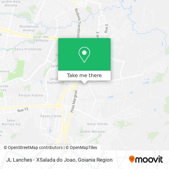 JL Lanches - XSalada do Joao map