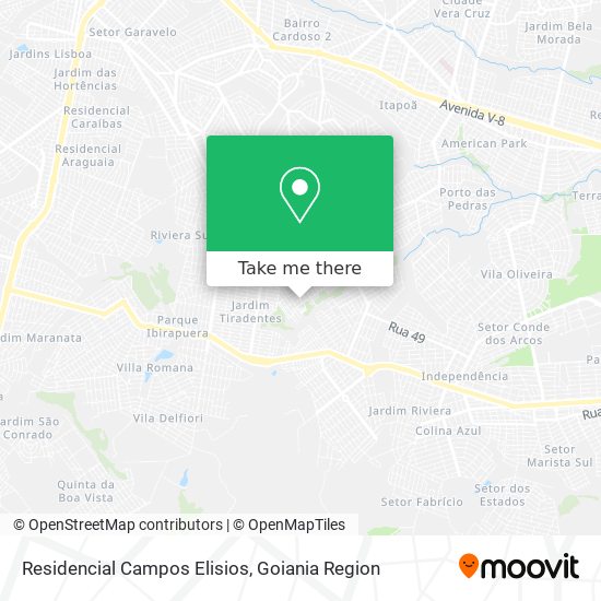 Residencial Campos Elisios map