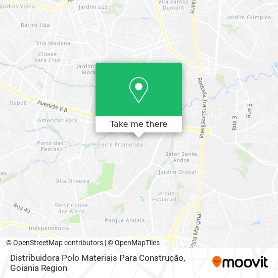 Mapa Distribuidora Polo Materiais Para Construção