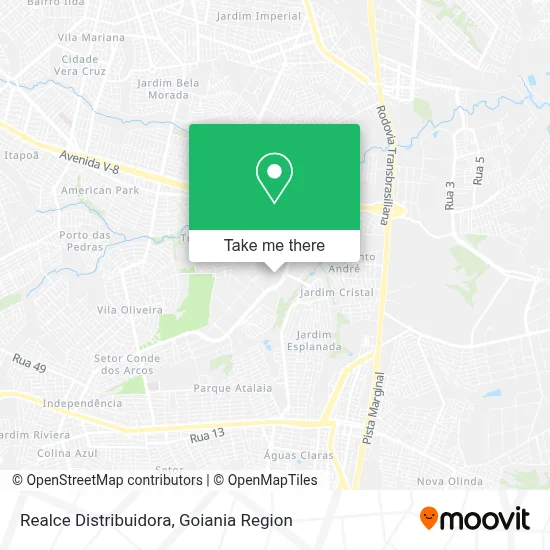 Realce Distribuidora map