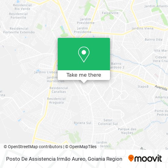 Posto De Assistencia Irmão Aureo map