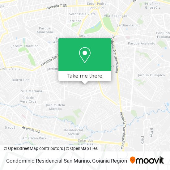 Condomínio Residencial San Marino map