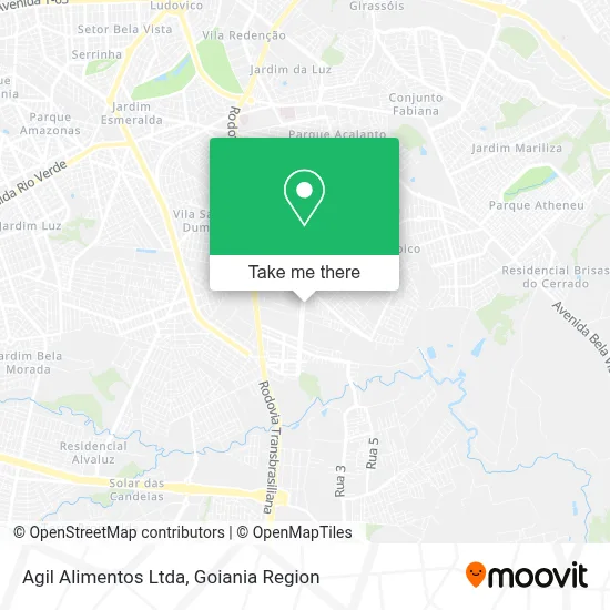 Agil Alimentos Ltda map