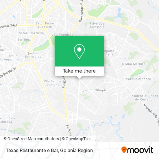 Texas Restaurante e Bar map