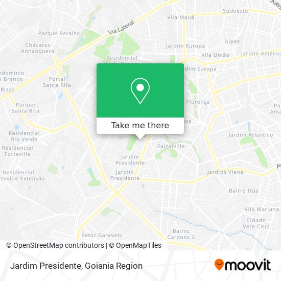 Jardim Presidente map