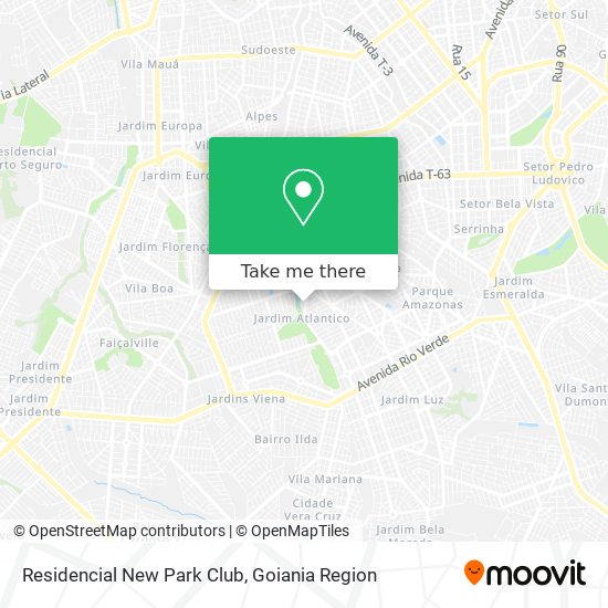 Mapa Residencial New Park Club