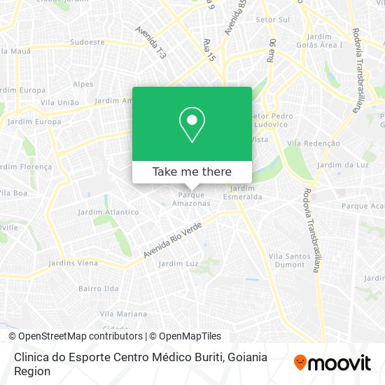 Clinica do Esporte Centro Médico Buriti map