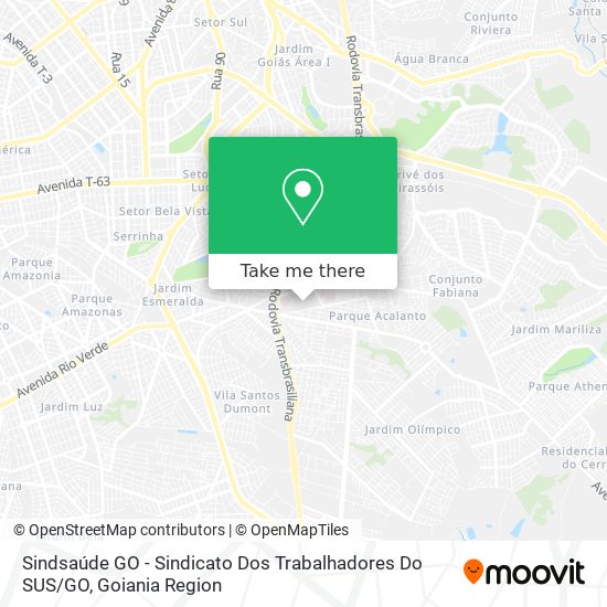 Mapa Sindsaúde GO - Sindicato Dos Trabalhadores Do SUS / GO